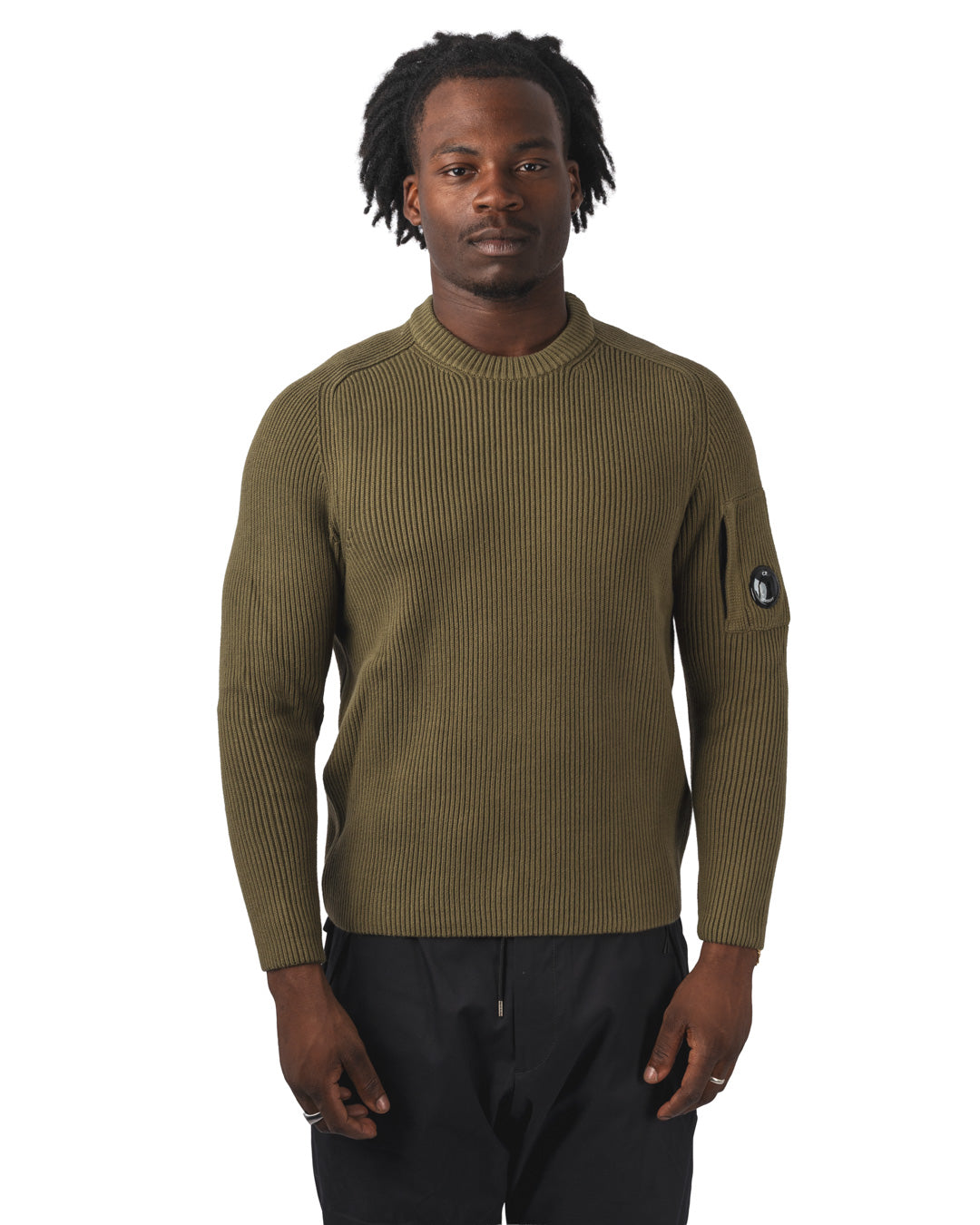 トップス C.P. COMPANY Knitwear Crew Neck C.P. Company Knitwear Crew Neck - Black – Kith