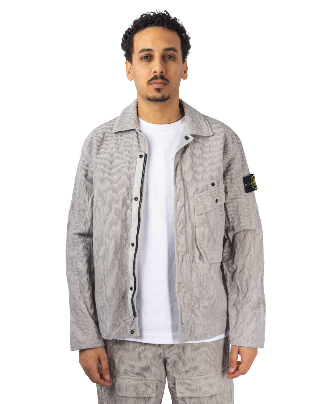Stone Island – Wrinkled Corduroy 500-TC Overshirt – People's Rag