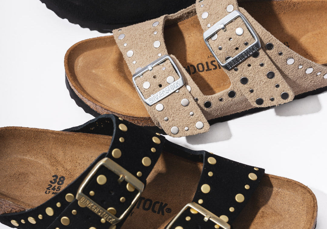 Birkenstock à Rivets : L'élégance brute au creux de votre pied