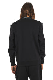 Diagonal Fleece Crewneck