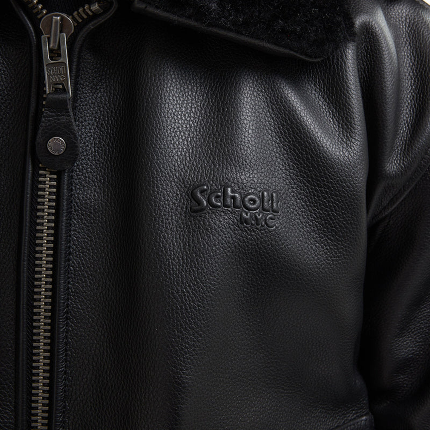 Walk in Paris X Schott NYC - The Black Flight Jacket