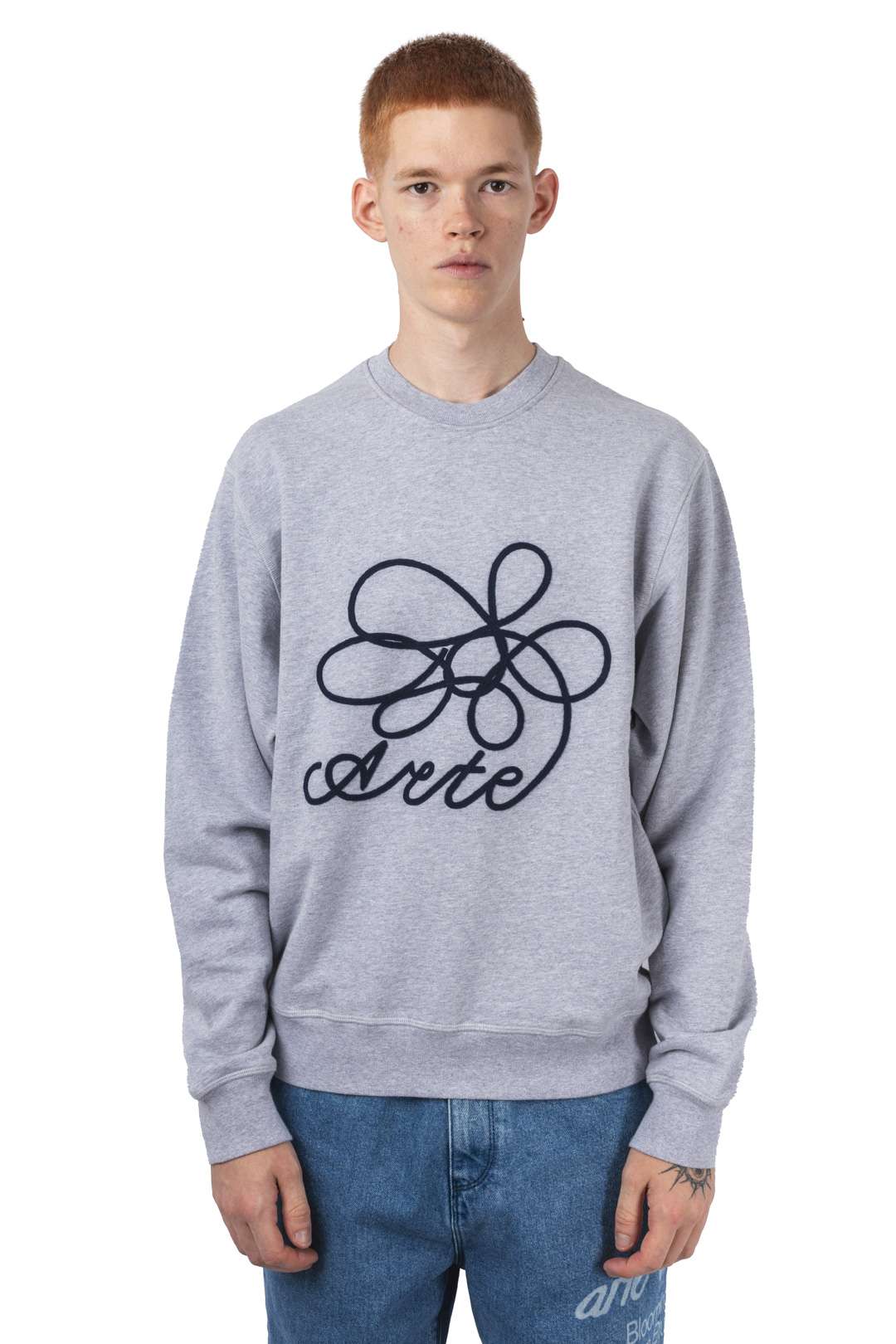 FLOWER LOGO CREWNECK