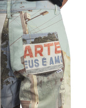 Photo Allover Shorts