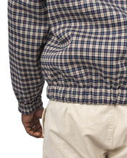 Reversible Plaid Leather Jacket