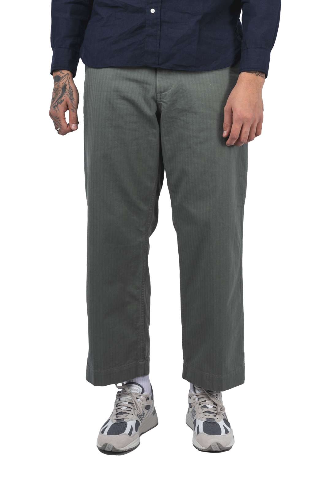 MIL TROUSERS HERRINGBONE