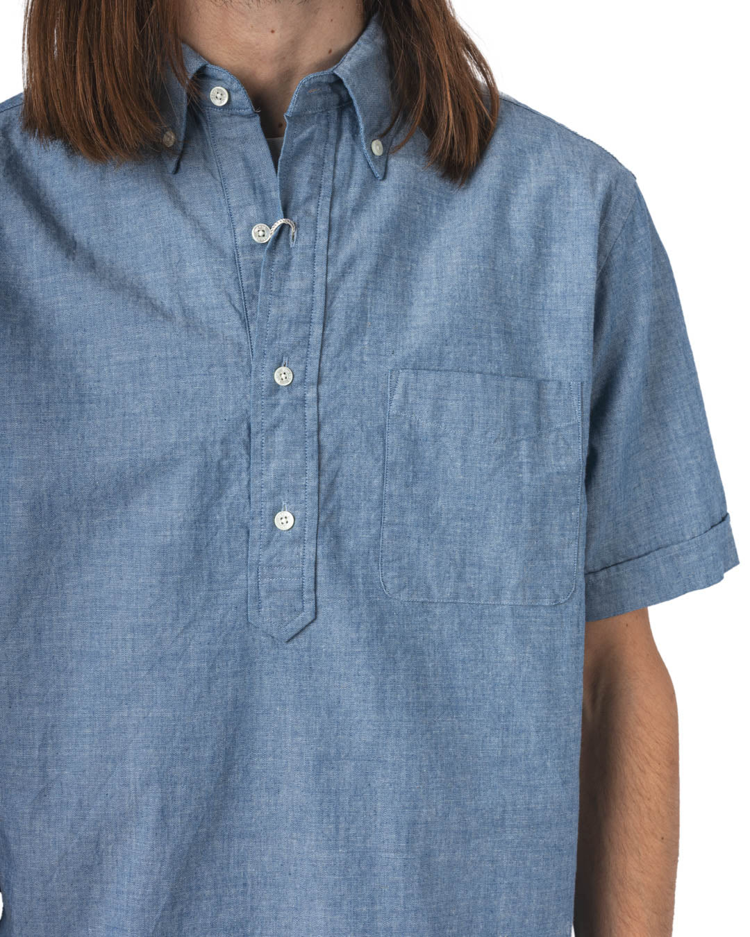 BD Pullover Short Sleeve Chambray
