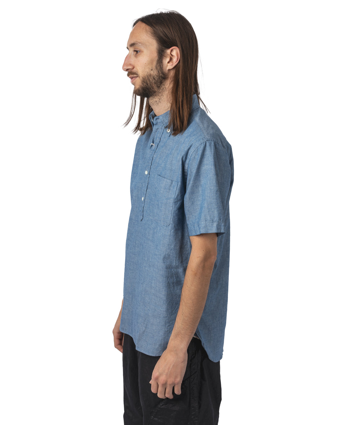 BD Pullover Short Sleeve Chambray