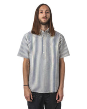 B.D. Pullover Short Sleeve Indigo Seersucker