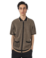 Zip Knit Polo