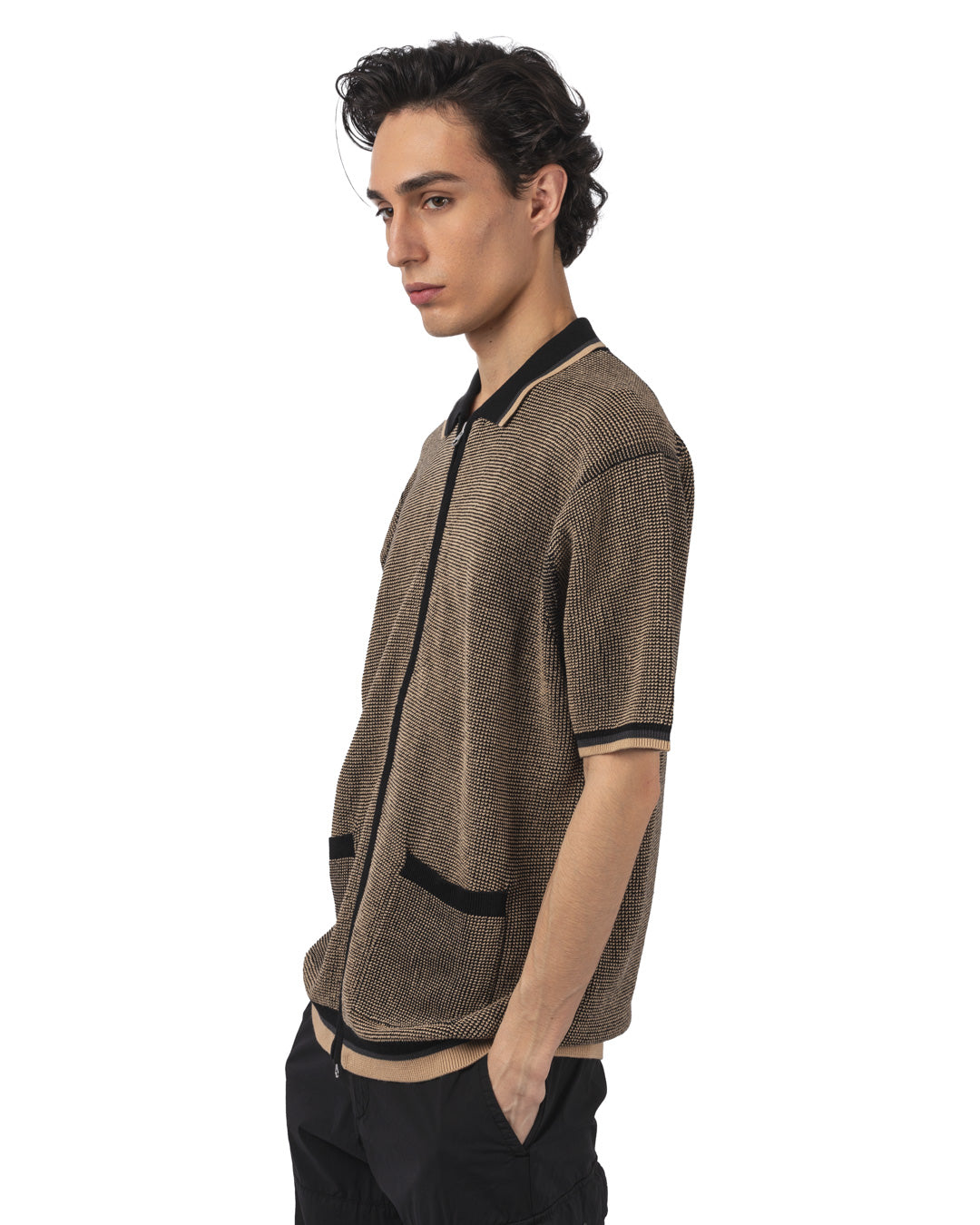 Zip Knit Polo