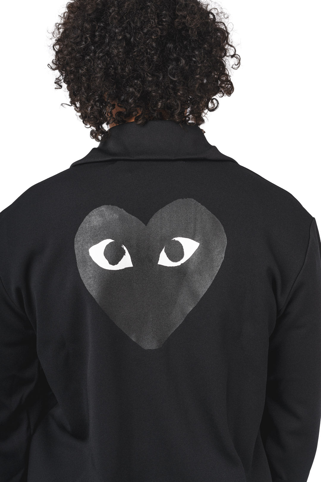 Zip Sweatshirt Black Emblem knit