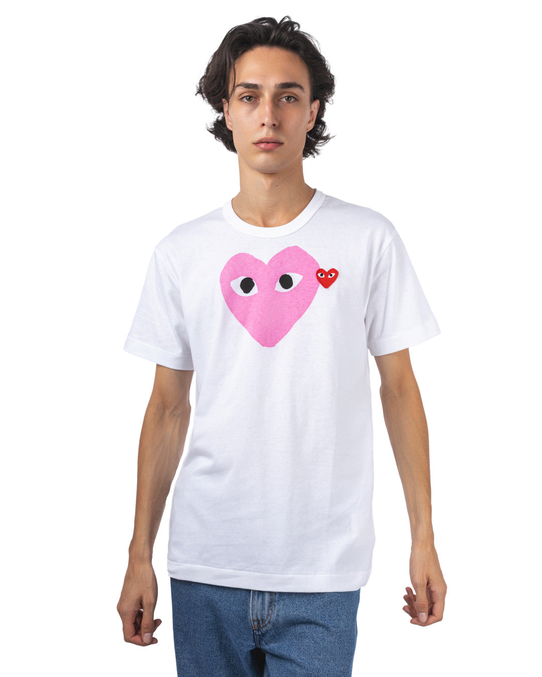 T-shirt Red Emblem Big Heart