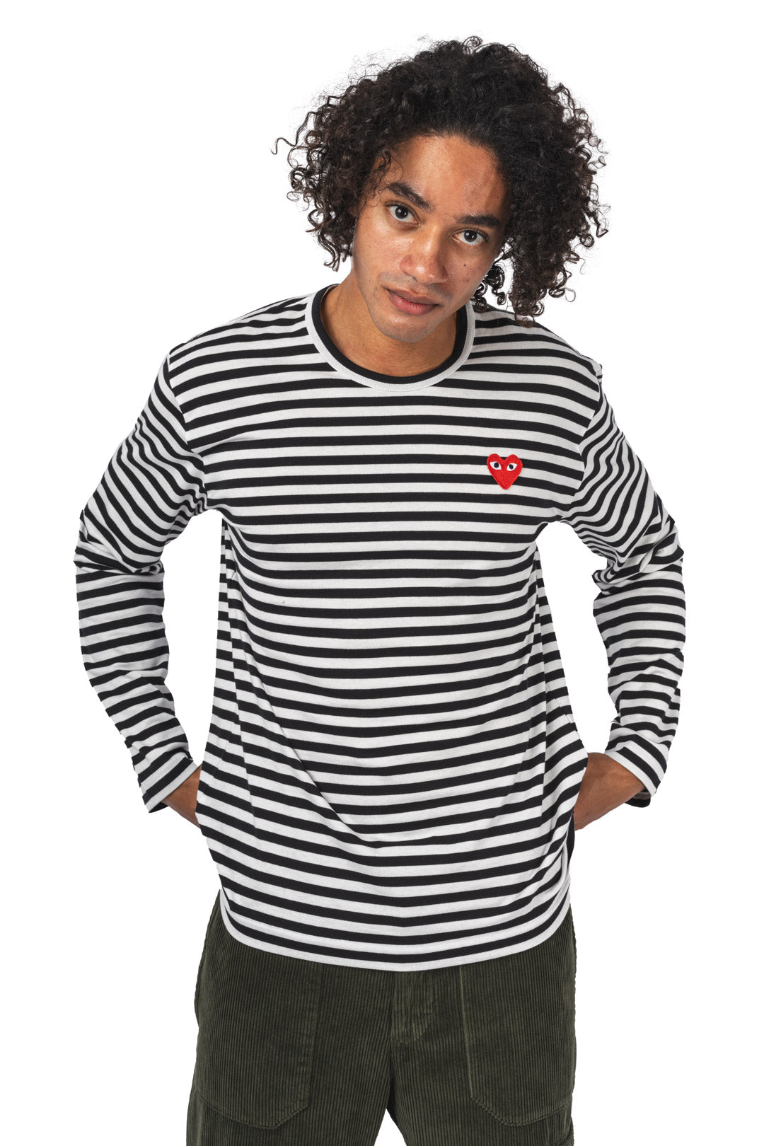 MARINIERE T-SHIRT RED EMBLEM
