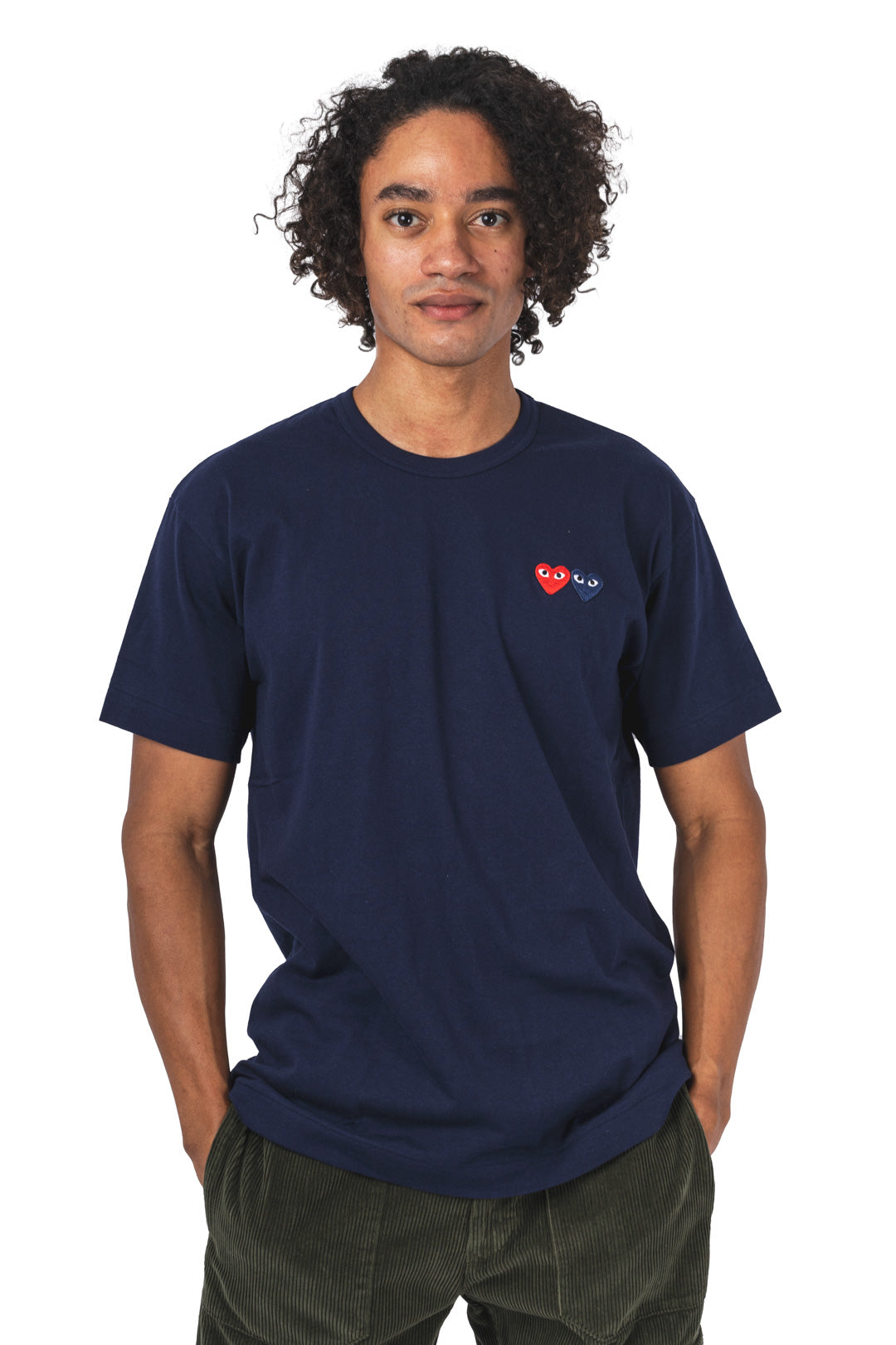 T-Shirt Double Burgendy emblem Knit