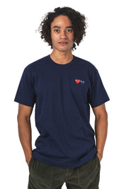 T-Shirt Double Burgendy emblem Knit