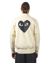 Zip Sweatshirt Black Emblem knit