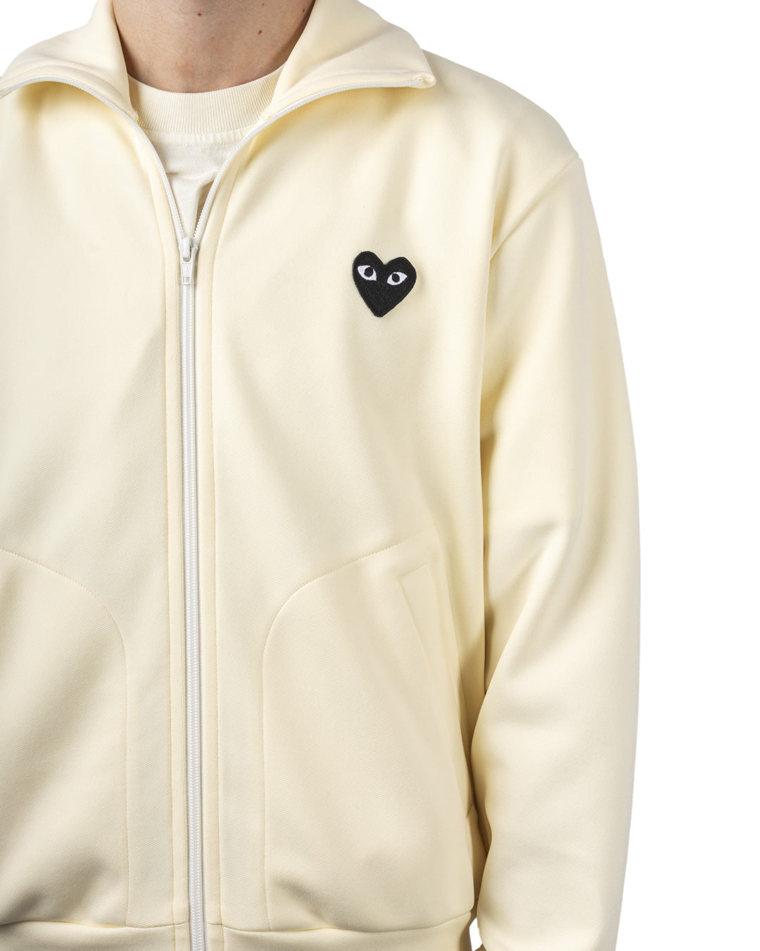 Zip Sweatshirt Black Emblem knit