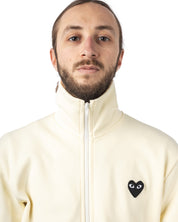 Zip Sweatshirt Black Emblem knit