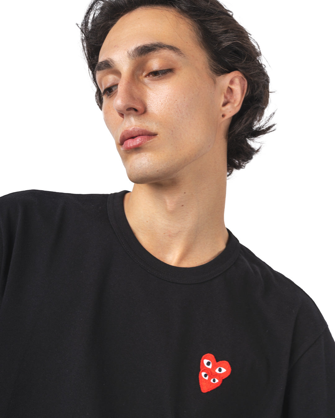 T-Shirt Double Red Emblem Knit