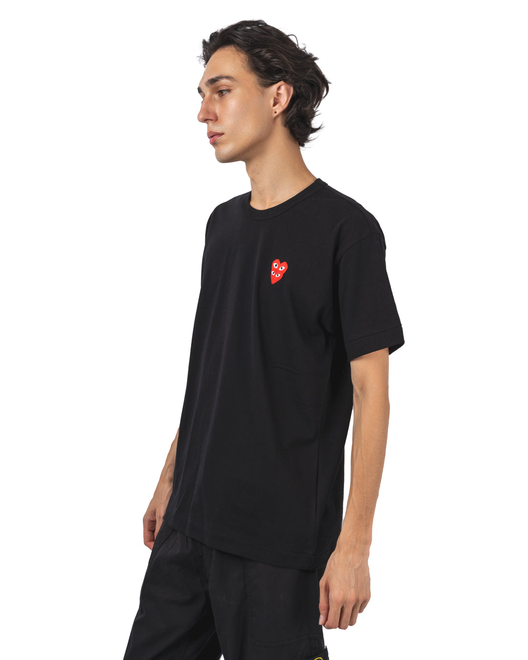 T-Shirt Double Red Emblem Knit