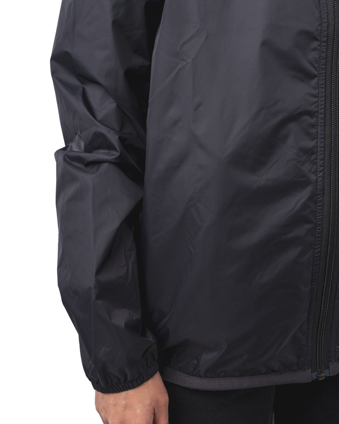 K-Way Zip Jacket Black Emblem