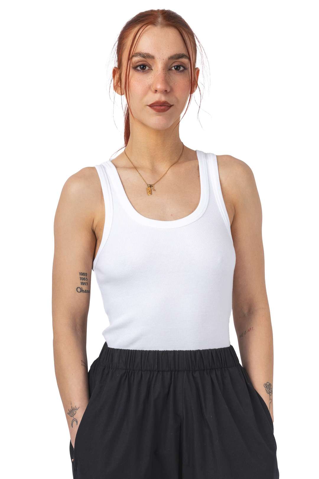 ORGANIC RIB TANK TOP