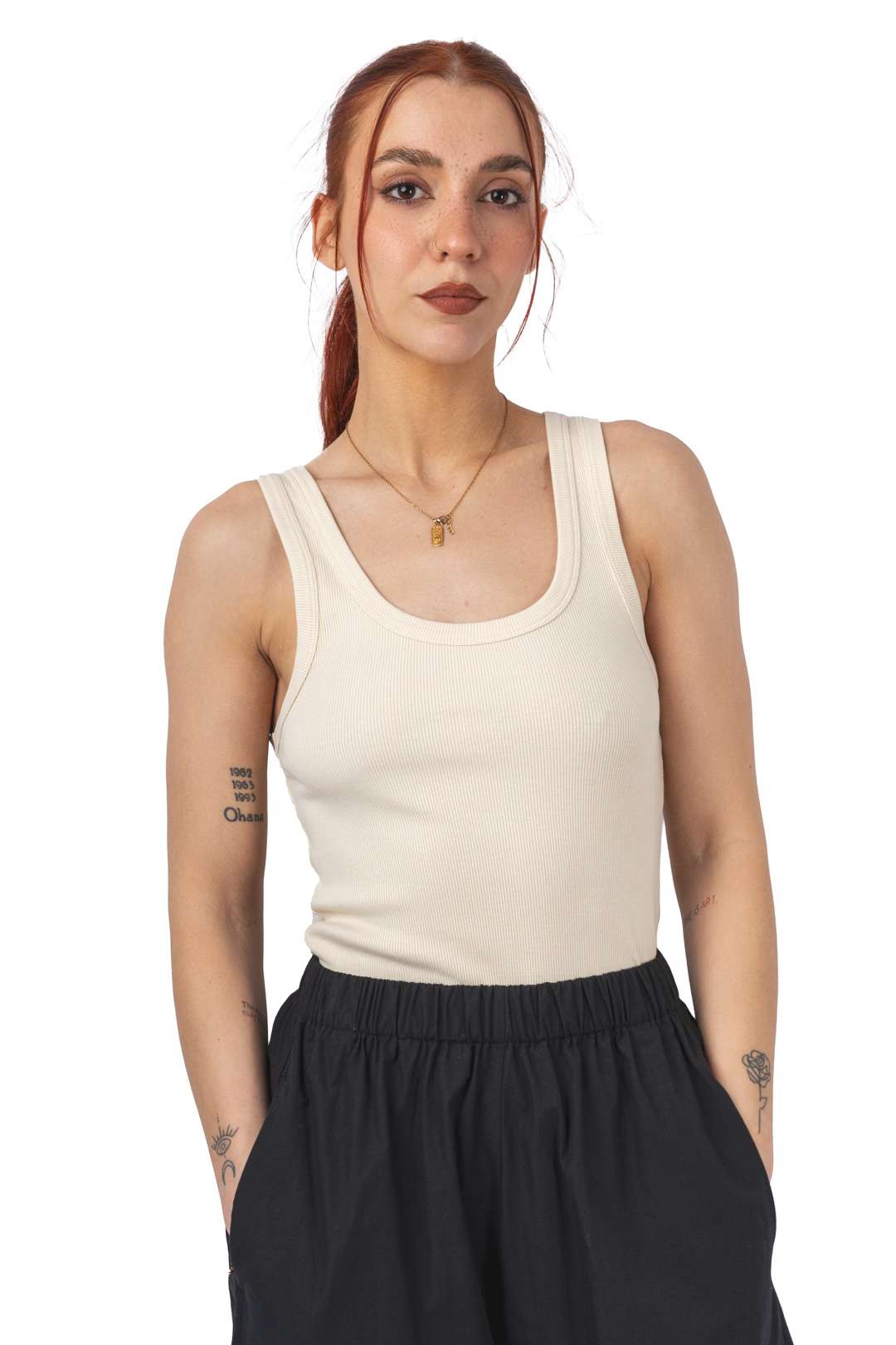 ORGANIC RIB TANK TOP