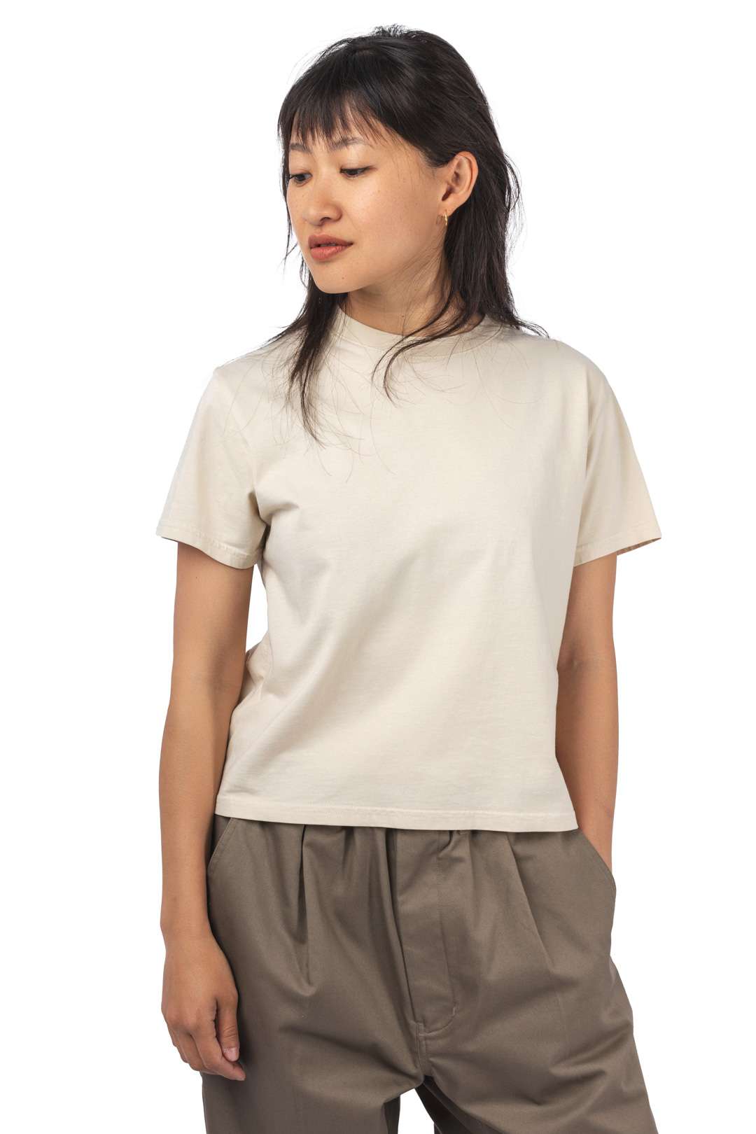 ORGANIC BOXY CROP TEE