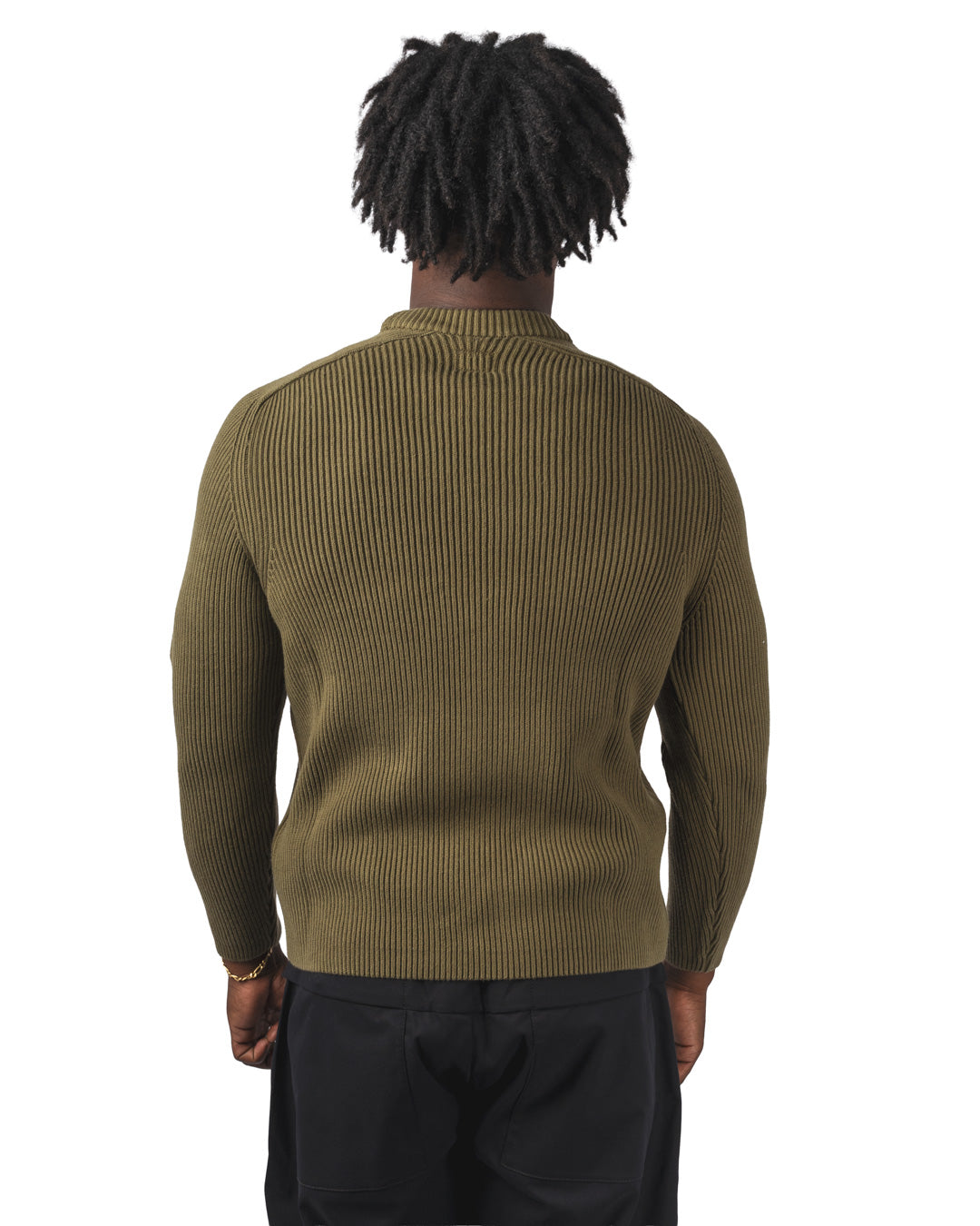 KNITWEAR CREW NECK IN FULL RIB
