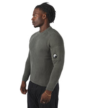 KNITWEAR CREW NECK IN FULL RIB