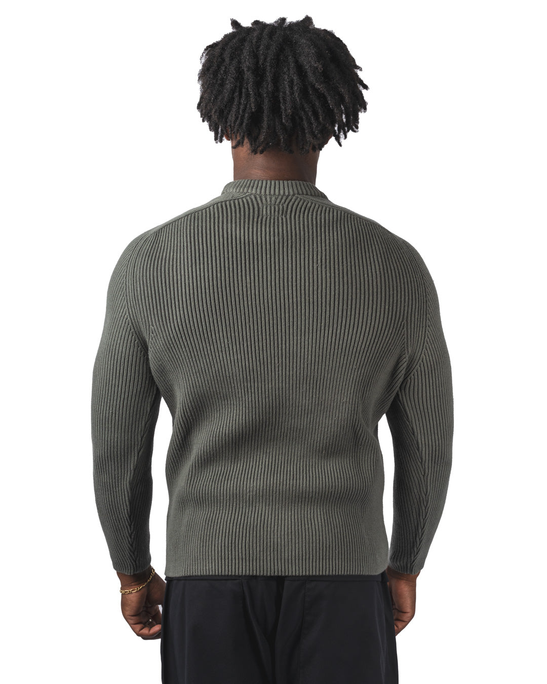 KNITWEAR CREW NECK IN FULL RIB