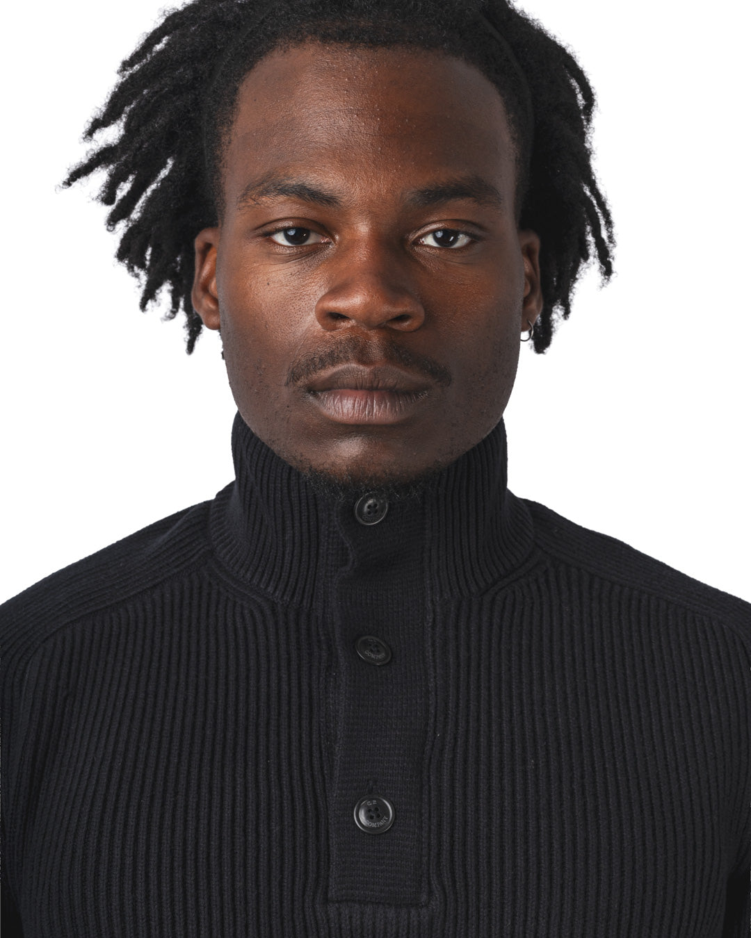 KNITWEAR POLO COLLAR IN FULL RIB