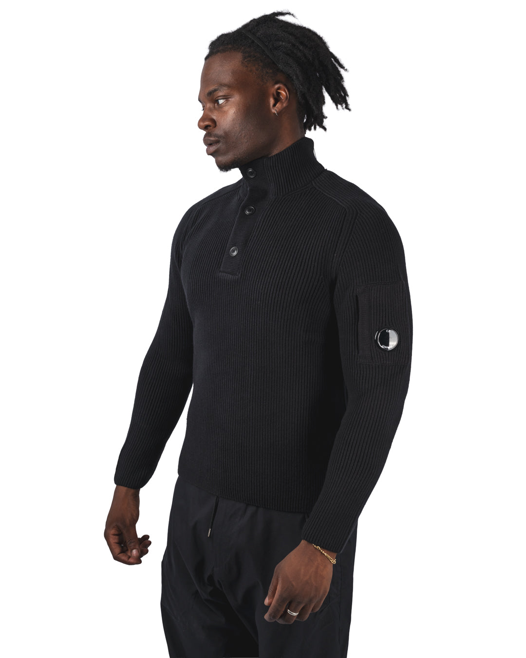 KNITWEAR POLO COLLAR IN FULL RIB
