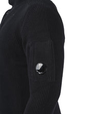 KNITWEAR POLO COLLAR IN FULL RIB