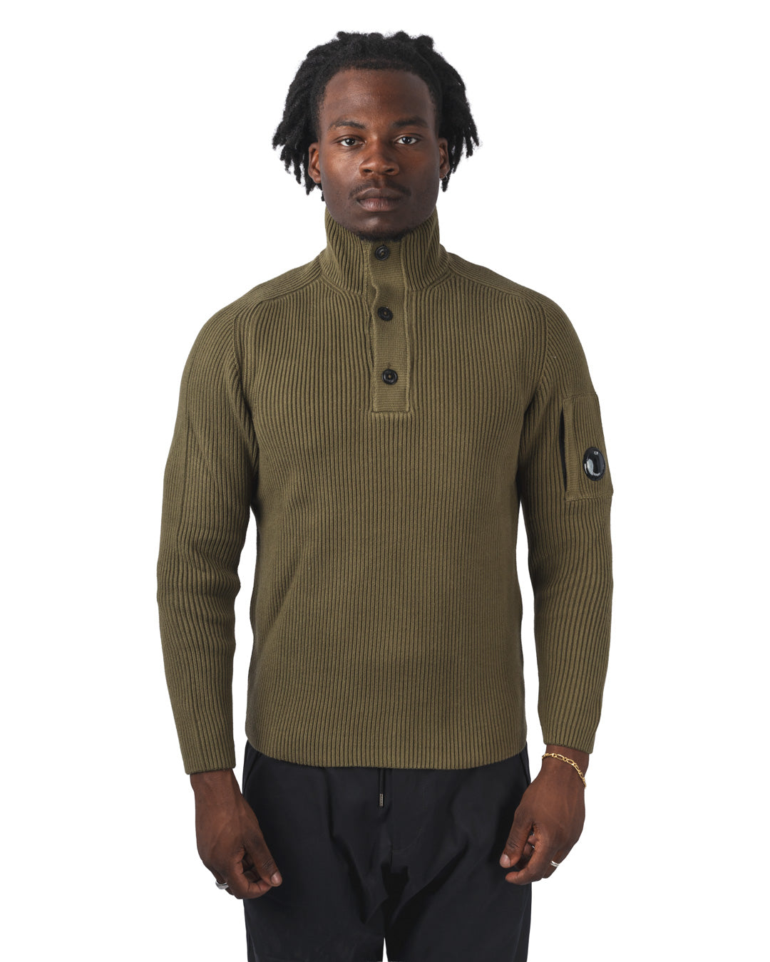 KNITWEAR POLO COLLAR IN FULL RIB
