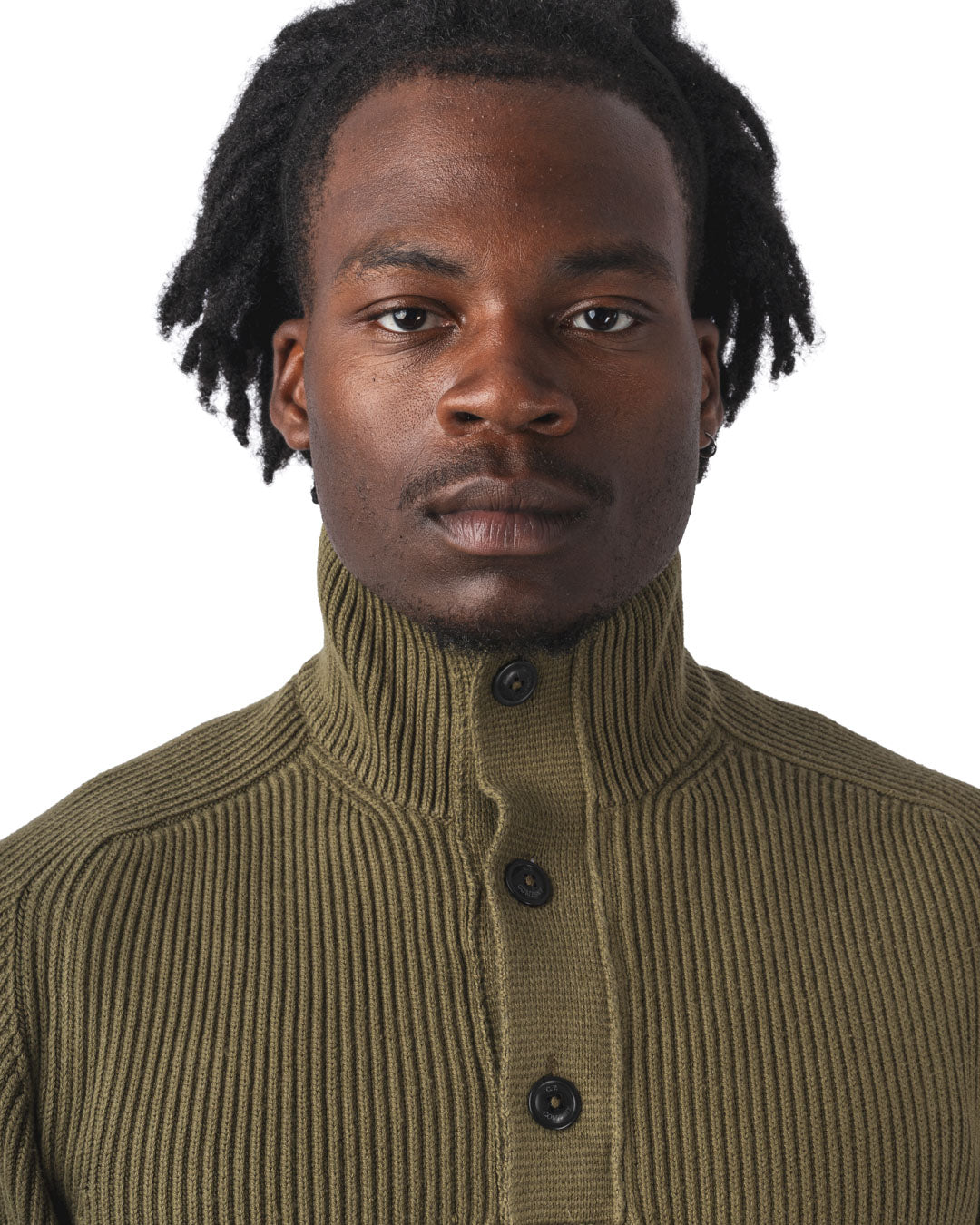 KNITWEAR POLO COLLAR IN FULL RIB