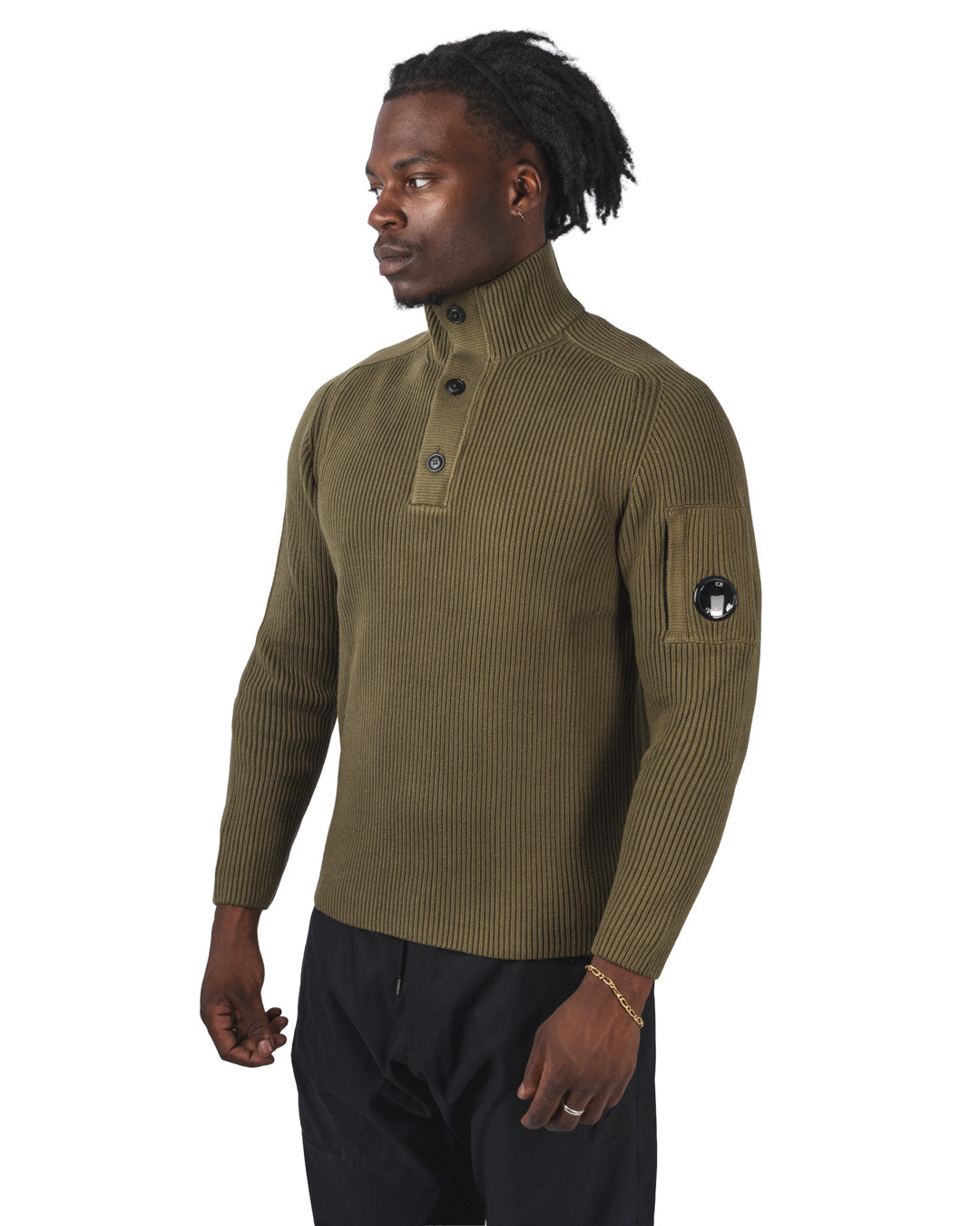 KNITWEAR POLO COLLAR IN FULL RIB