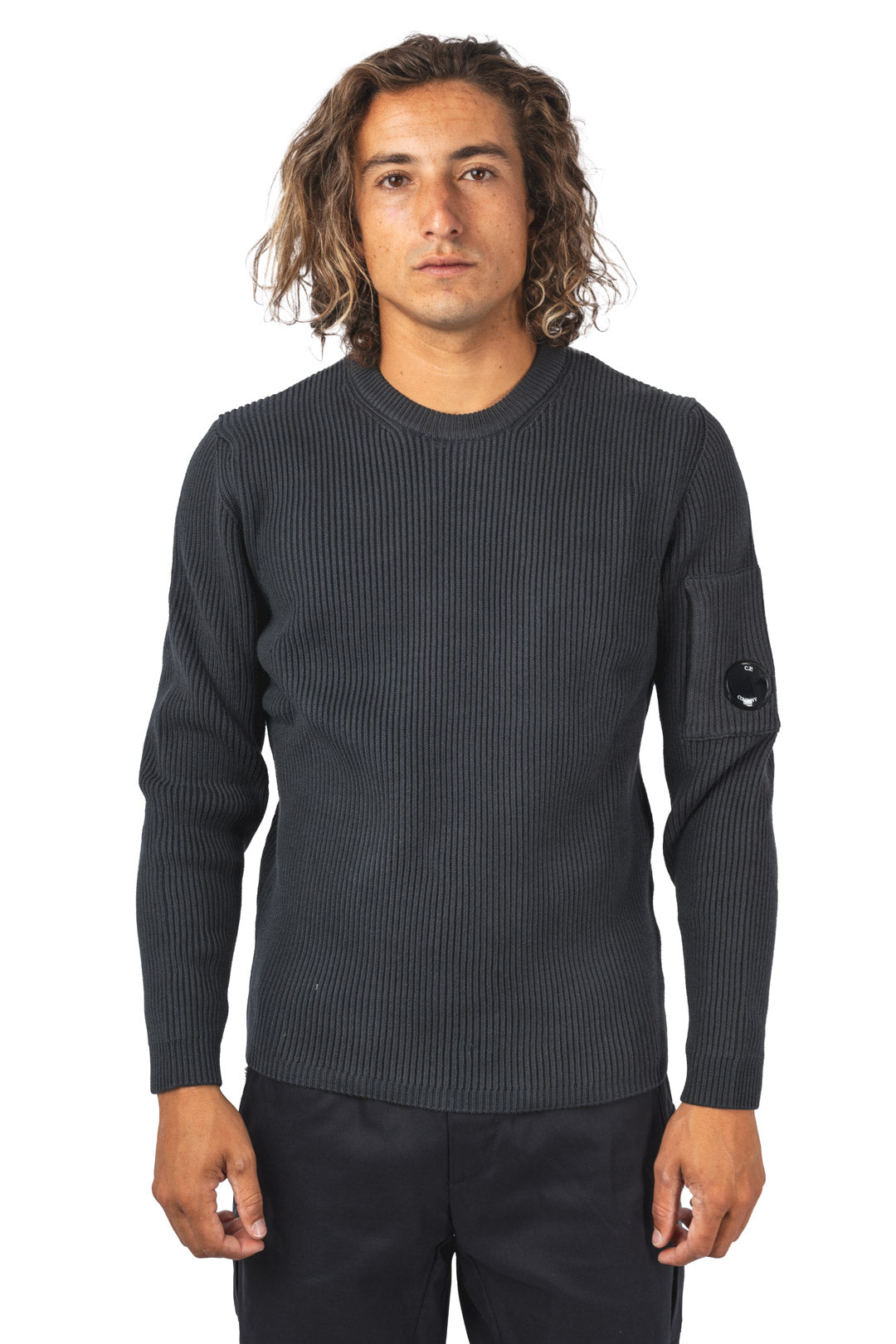 FULL RIB CREW NECK KNIT