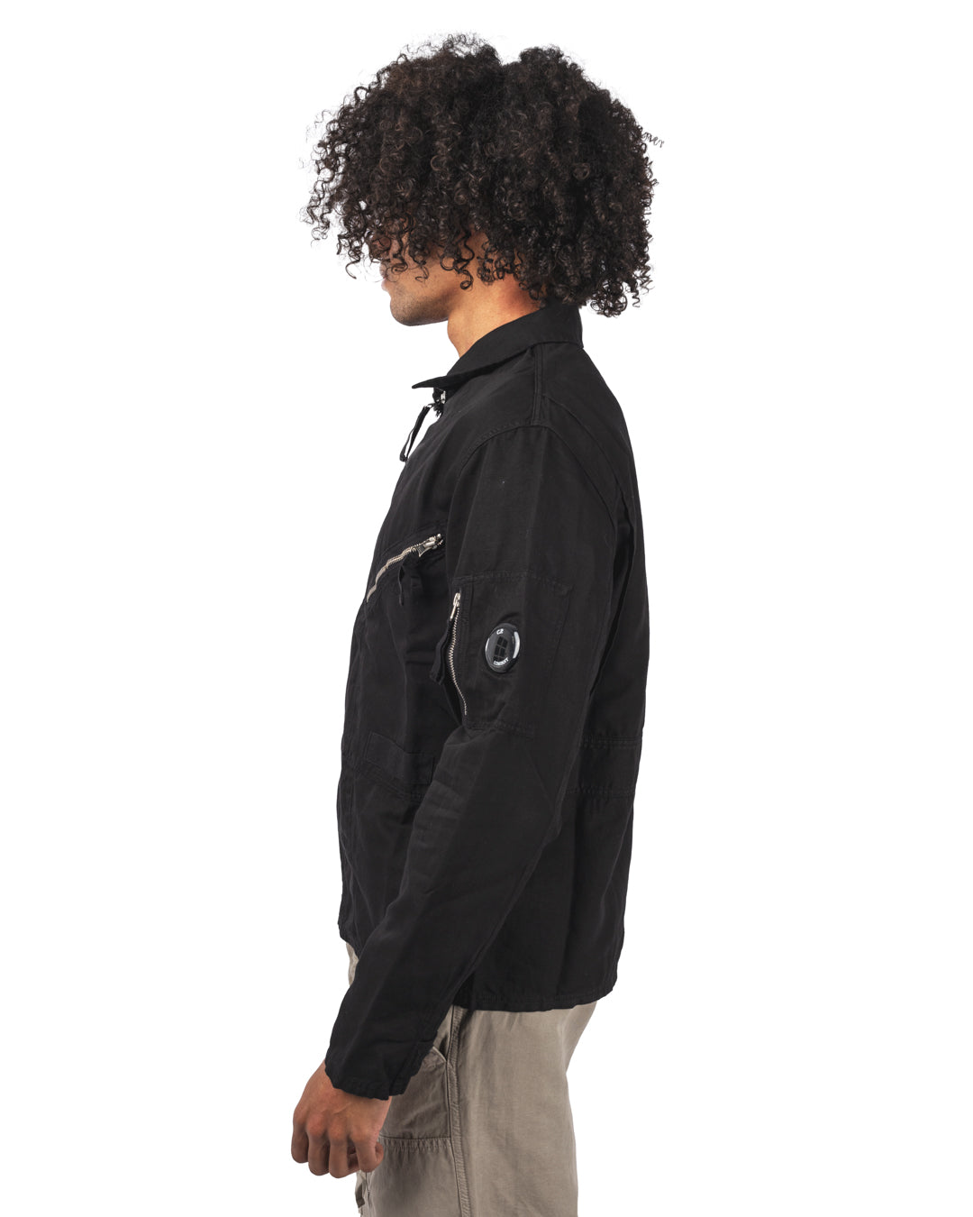 Cotton Linen Full Zip Overshirt