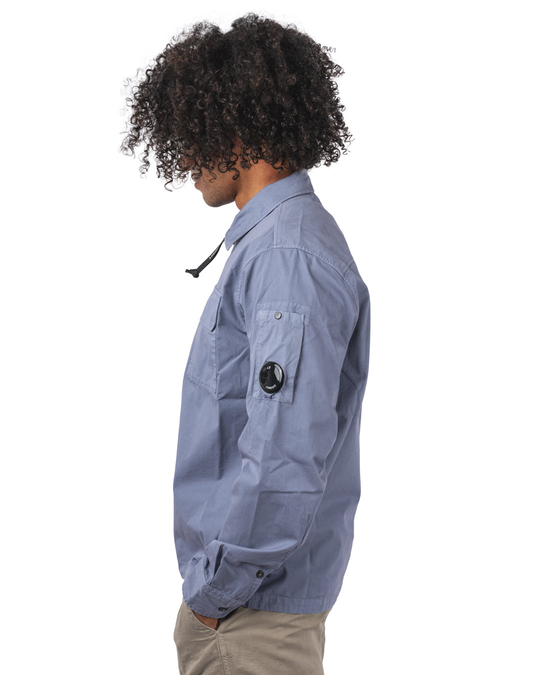 Organic Gabardine Full Zip Overshirt