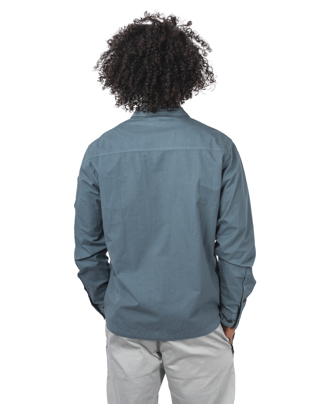 Organic Gabardine Full Zip Overshirt