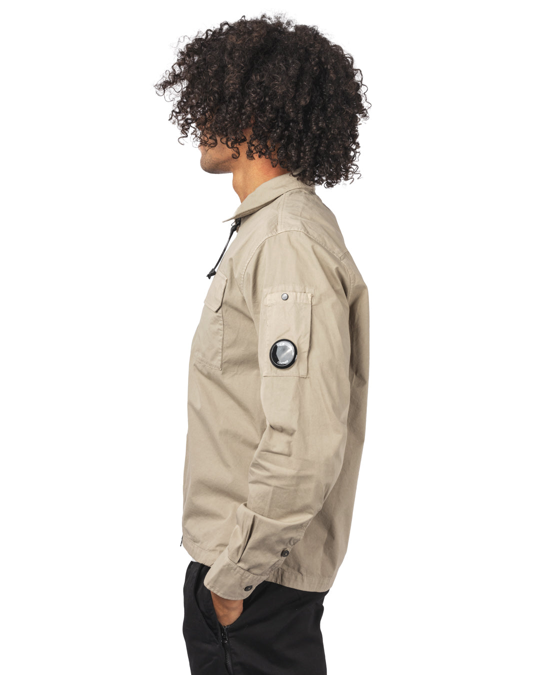 Organic Gabardine Full Zip Overshirt