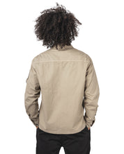 Organic Gabardine Full Zip Overshirt