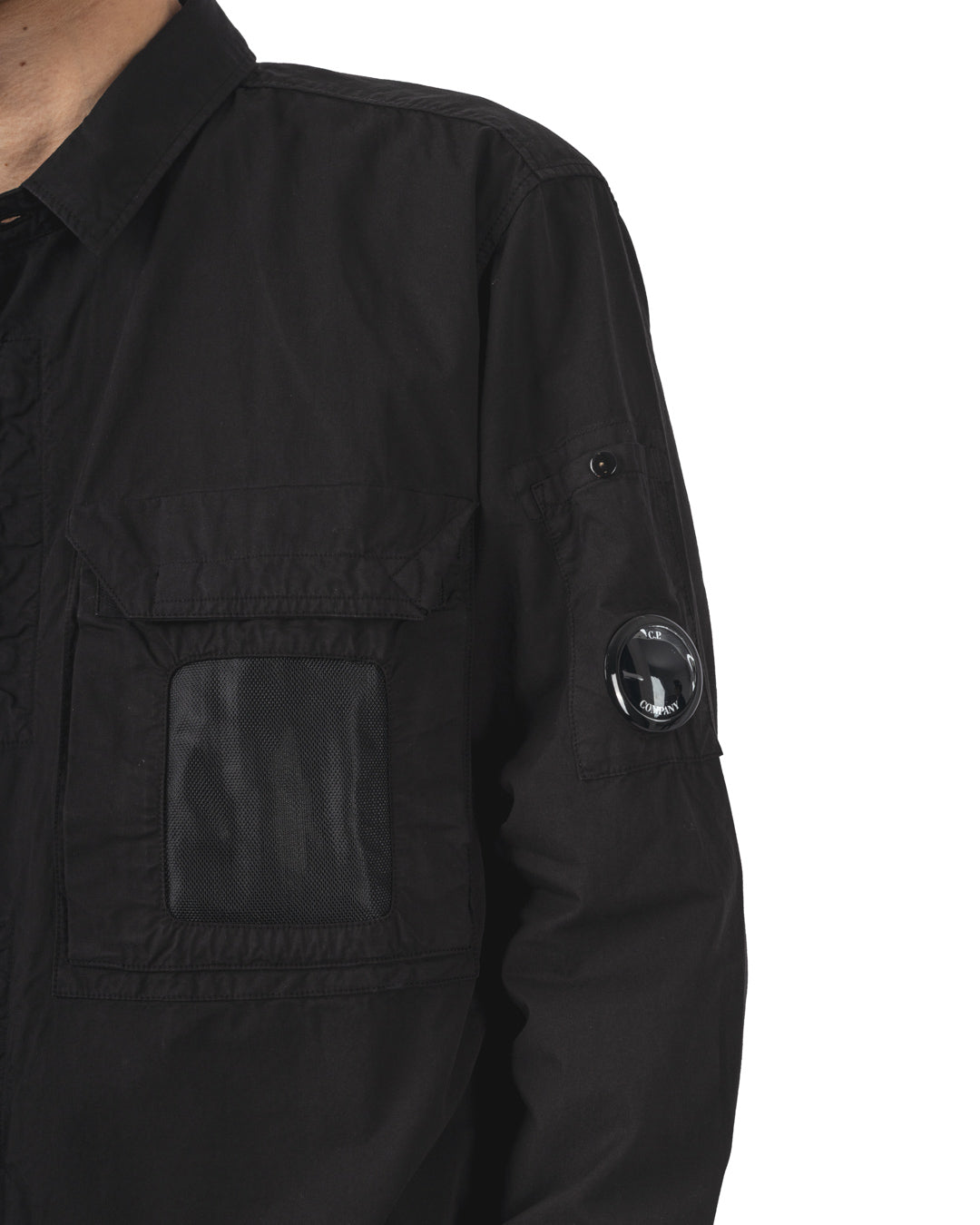 Organic Gabardine Lens Overshirt
