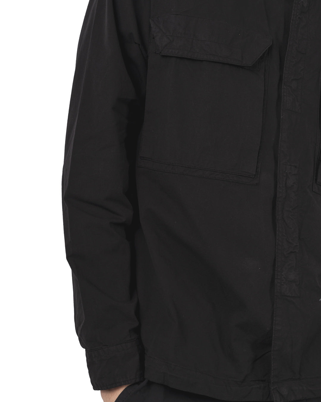 Organic Gabardine Lens Overshirt