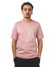 30/2 Mercerized Jersey Twisted Small Logo T-Shirt