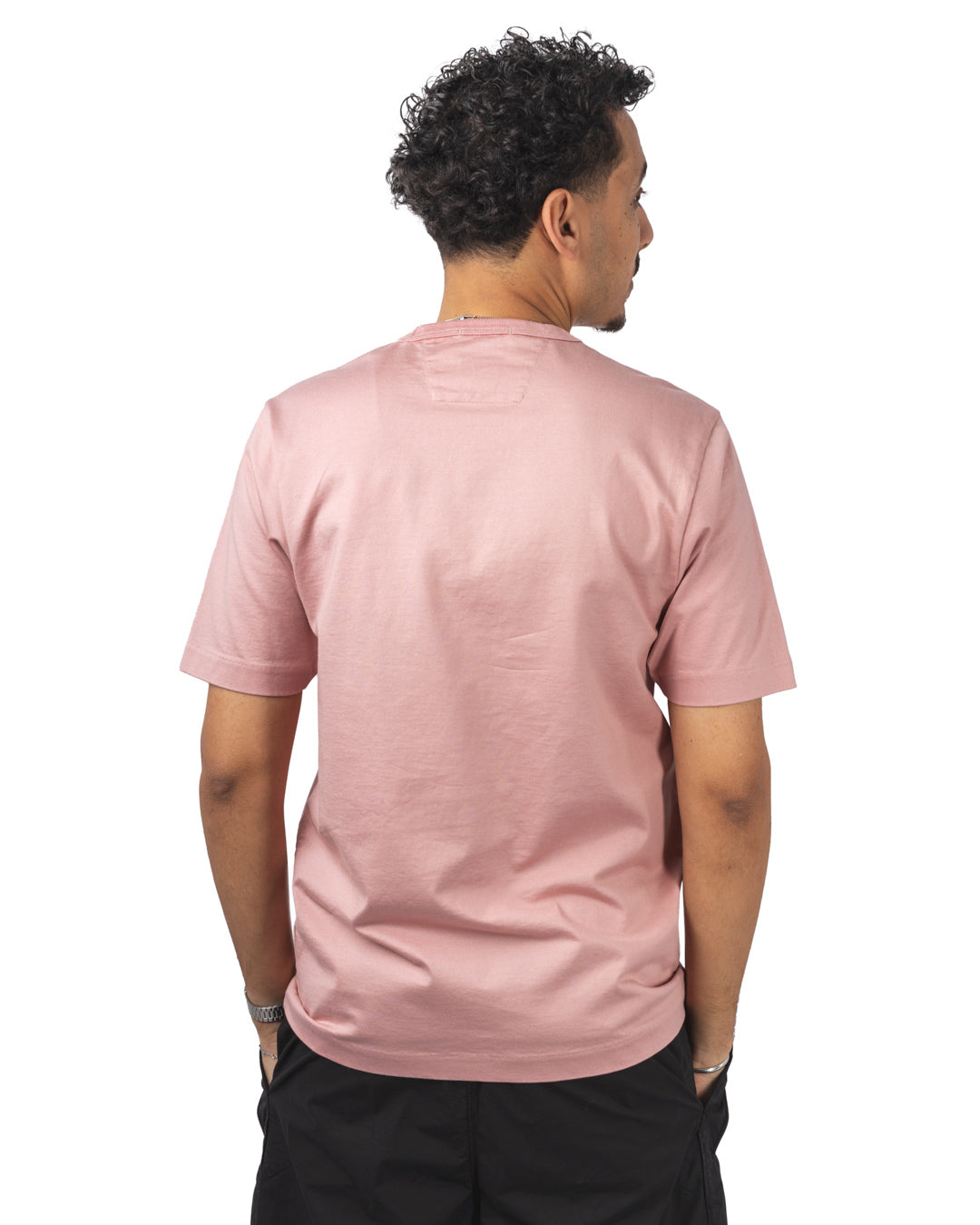 30/2 Mercerized Jersey Twisted Small Logo T-Shirt