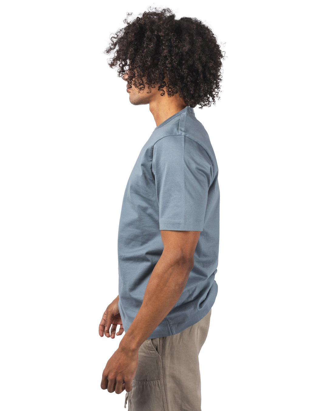 30/2 Mercerized Jersey Twisted Small Logo T-Shirt