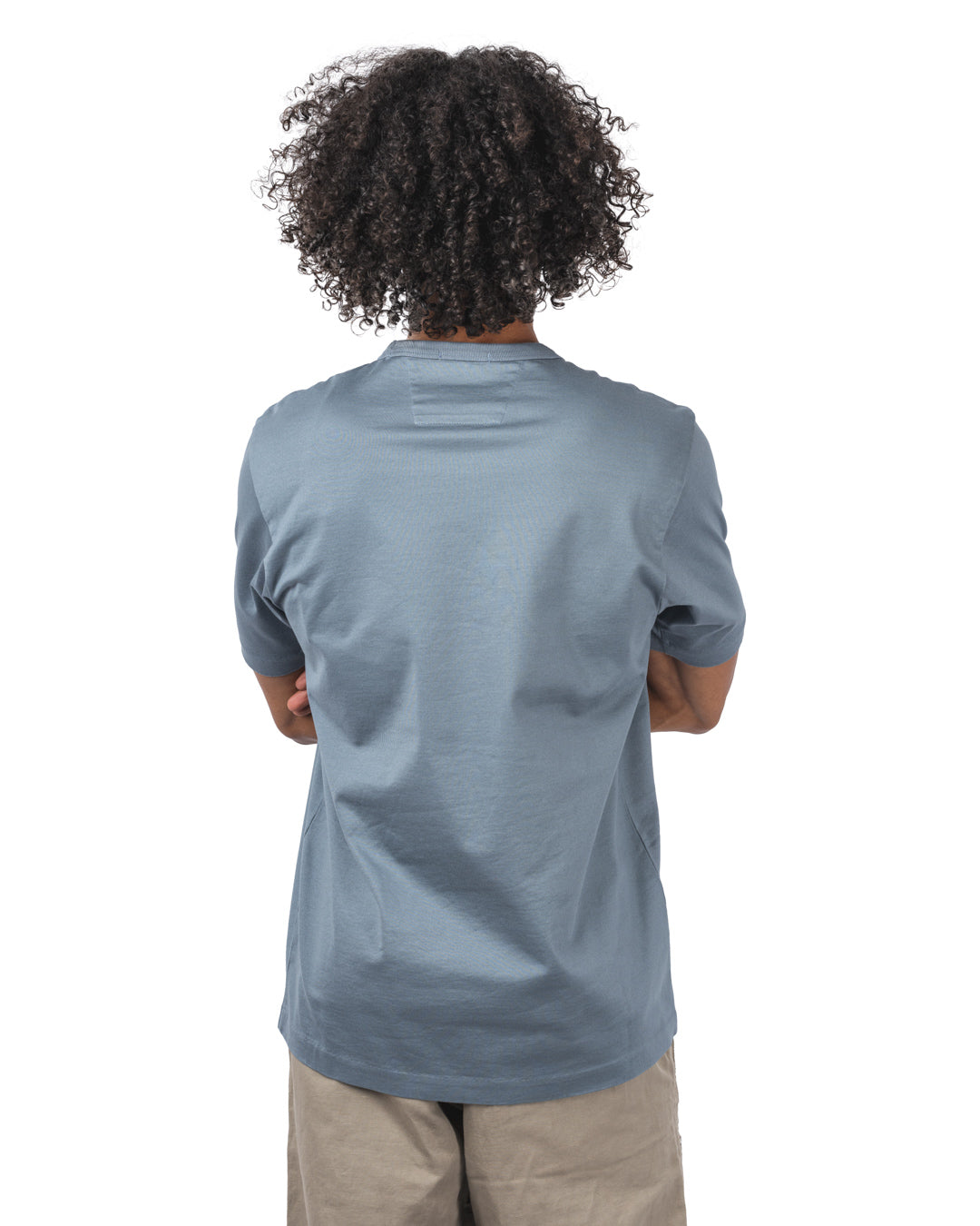 30/2 Mercerized Jersey Twisted Small Logo T-Shirt