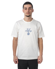 30/2 MERCERIZED JERSEY TWISTED EMBROIDERY T-SHIRT